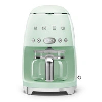 Smeg - Ekspres Przelewowy, Pastelowa Zieleń Dcf02Pgeu 50's Style