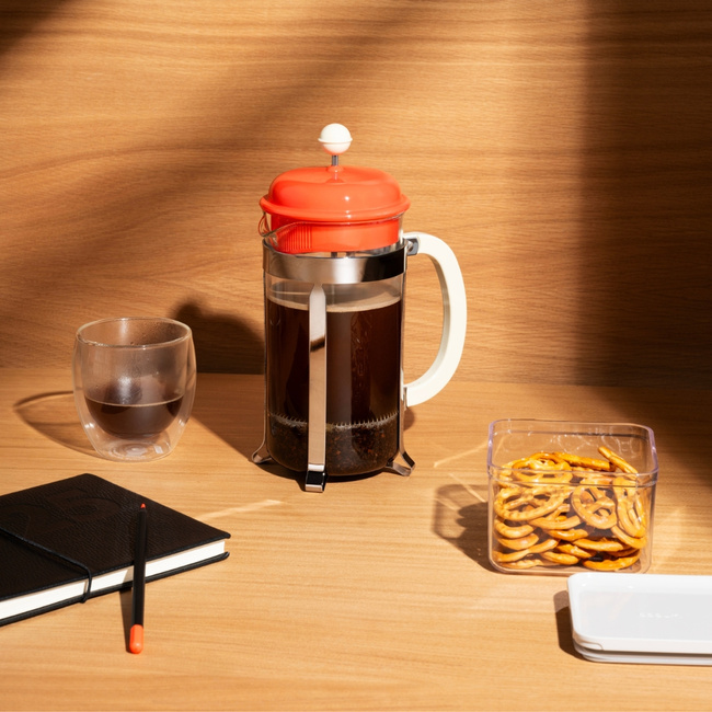 Bodum zaparzacz tłokowy French press Caffettiera 1L Light Orange
