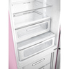 Smeg - Chłodziarko-zamrażarka FAB32RPK6 50'S STYLE - pastelowy róż