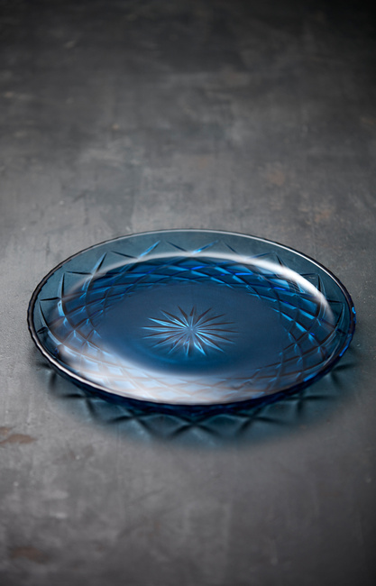 Talerz Sorrento 30 Cm Niebieski 29040 - Lyngby Glas