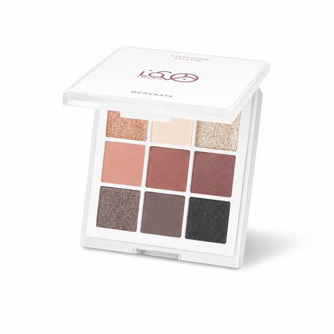 Paleta cieni do powiek Lovro Moderate Eyeshadow Palette, 9 odcieni, 8 g