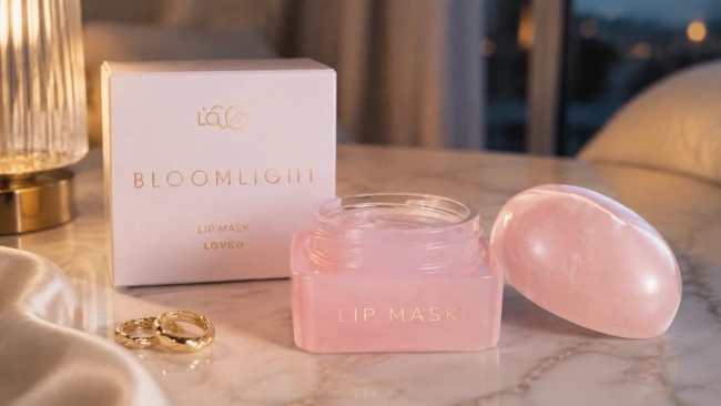Żelowa maska do ust Lovro Bloomlight Lip Mask o zapachu mlecznego kokosa, 4,3 g
