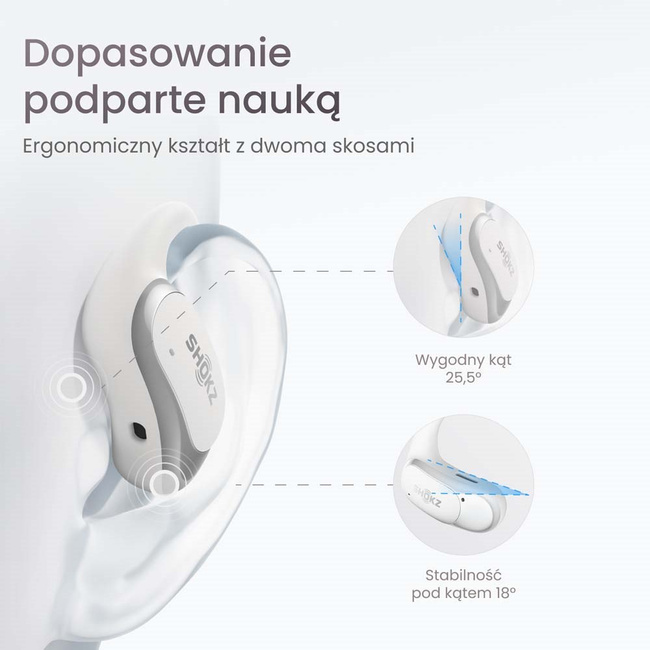 Słuchawki Shokz OpenFit Air WHITE