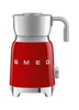 Smeg - Spieniacz do mleka, czerwony 50's Style MFF11RDEU Czerwony