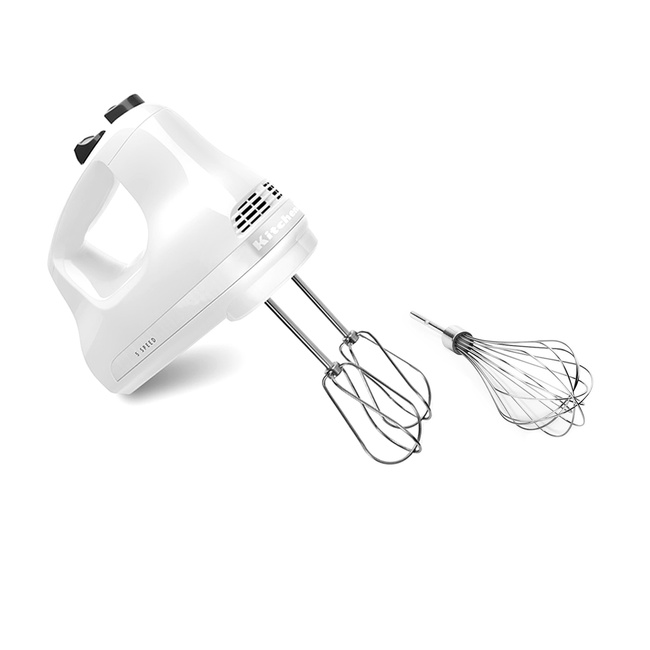 Pięciobiegowy Mikser Ręczny Classic Kitchenaid 5KHM5110EWH Biały