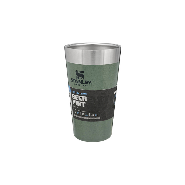 Kubek do piwa termicznego Adventure - Hammertone Green 0,47L - Stanley.