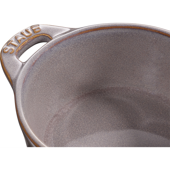 Mini cocotte Okrągły 200 ml, Antyczny szary - Staub