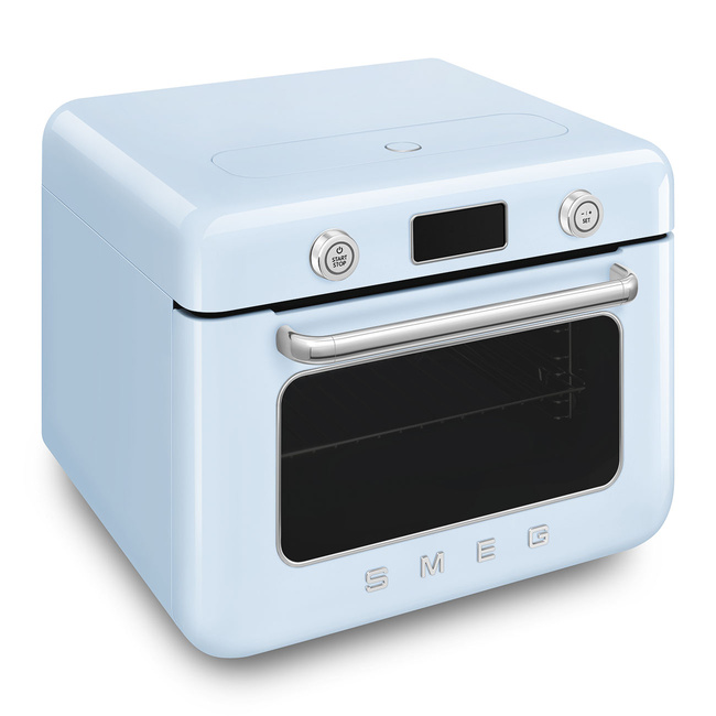Smeg - Piekarnik nablatowy z funkcją pary COF01PBEU 50's Style - Biały