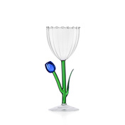 Kieliszki Niebieski tulipan 20,5 cm - Ichendorf Milano