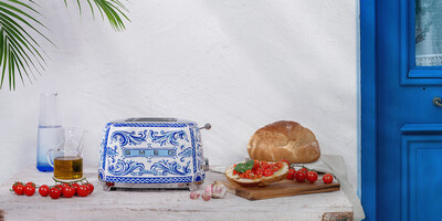 Smeg - Toster Tsf01dgbeu Blu Mediterraneo