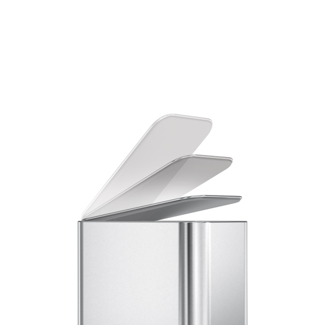 Kosz na śmieci pedałowy slim 5l szczotkowana stal - Simplehuman