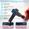 Extralink Massage Gun Pro Pistolet Do Masażu 3800 RPM, 6 Końcówek Wymiennych
