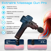 Extralink Massage Gun Pro Pistolet Do Masażu 3800 Rpm, 6 Końcówek Wymiennych