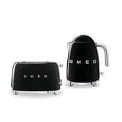 Zestaw Smeg - Czajnik + Toster Na 2 Kromki Czarny