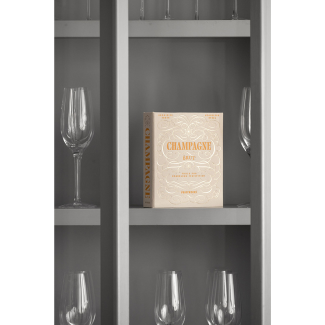 Zestaw do szampana Printworks The Essentials, otwieracz i korek