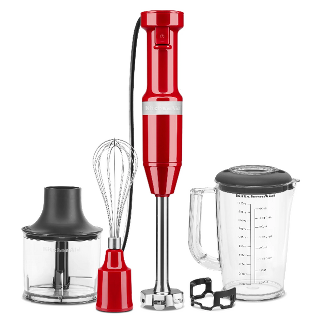 Blender Ręczny z Akcesoriami Kitchenaid 5KHBV83EER  Czerwony