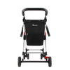 Wózek na zakupy Rolser Mini Basket MF M4B, czarny, 4 koła, torba 40 do 59 l