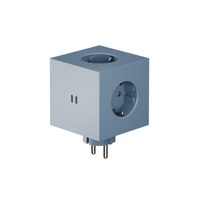 Rozszerzacz gniazd Square 2 z podwójnym Usb-C o mocy 30 W - Niebieski - Avolt