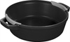 Zestaw 3 naczyń + pokrywka 24 cm czarny - Staub