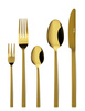 Nóż Obiadowy Piano Shiny Gold 3 Sztuki Zawieszka 30916 - Kulig