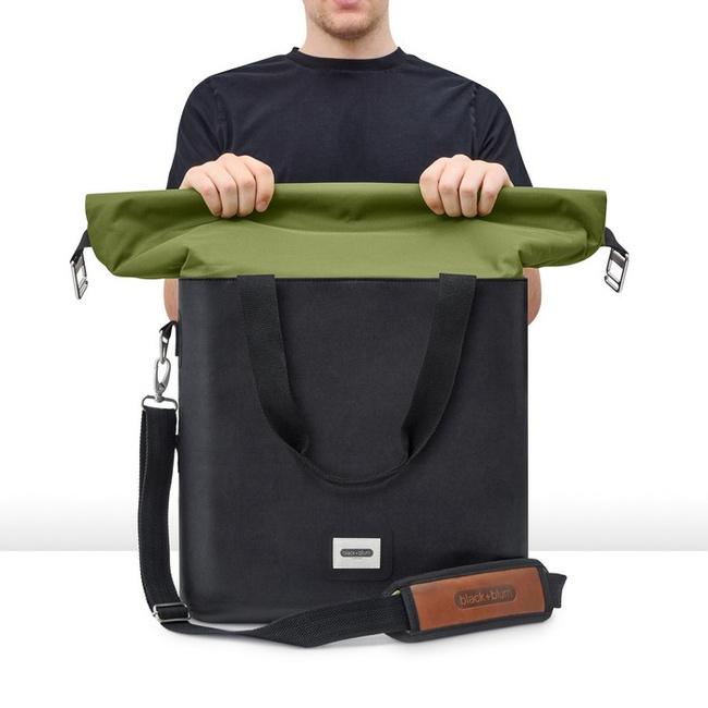 Cooler Bag, Czarny/Kolor Mchu, New - Black+Blum