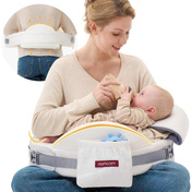 Poduszka do karmienia Momcozy CozyPro NP006 z pianką memory, biała