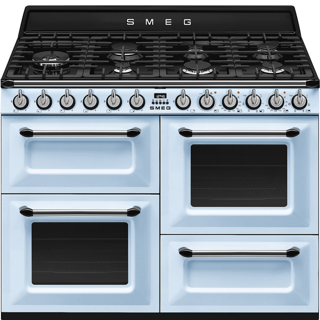 Smeg - Kuchnia wolnost, 110cm, Victoria, p.Nieb Victoria Tr4110Az Jasny Niebieski.