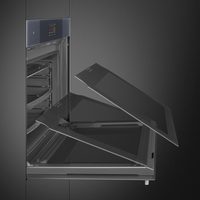 Smeg - Piekarnik, 60 cm, Linea, Ng Linea Sop6104Tpg Neptune Grey.