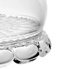 Okrągła patera na ciasto 28 cm transparentna Guzzini