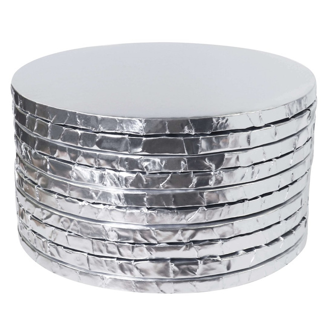 Zestaw 10 okrągłych podkładów na tort 25 cm - Pme