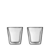 Szklanki z podwójną ścianką Canteen 100 ml 2 szt. transparent