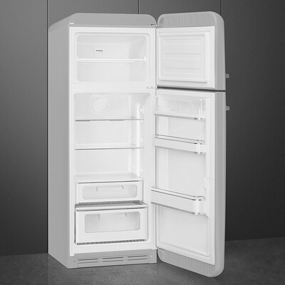 Smeg - Chłodziarko-zamrażarka FAB30RSV6 50'S RETRO STYLE - srebrny