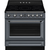 Smeg - Kuchnia wolnostojąca z płytą indukcyjną Victoria Tr90ImGr Niebieskoszary.