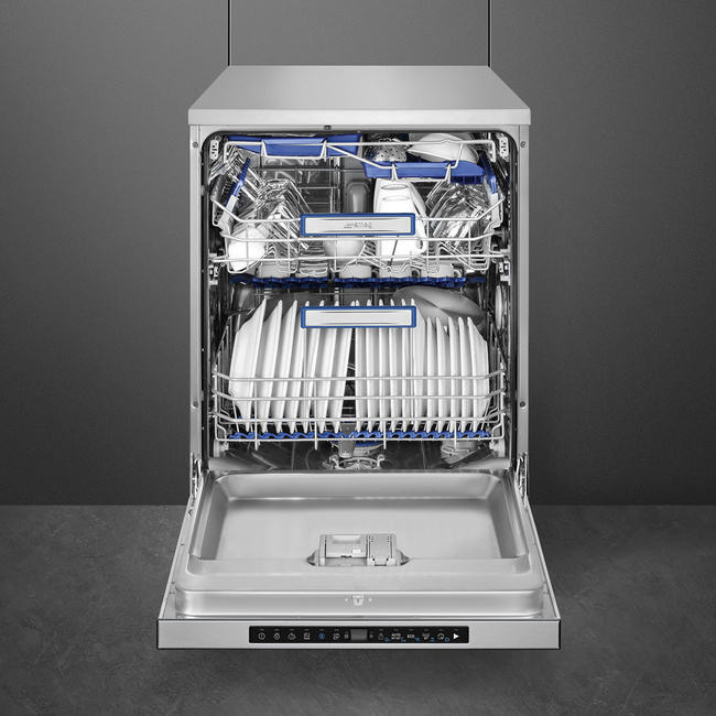 Smeg - Zmywarka do naczyń, 60 cm Classica Lvsp345bqx Stal nierdzewna (panel sterowania)