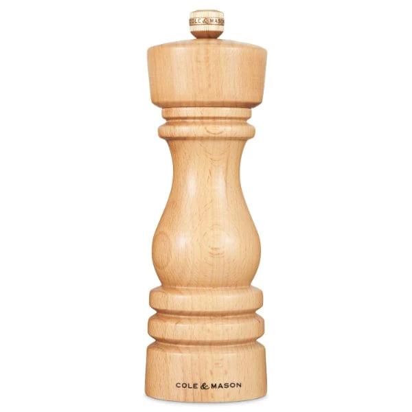 Młynek do soli London natural beech 18 cm - Cole&mason