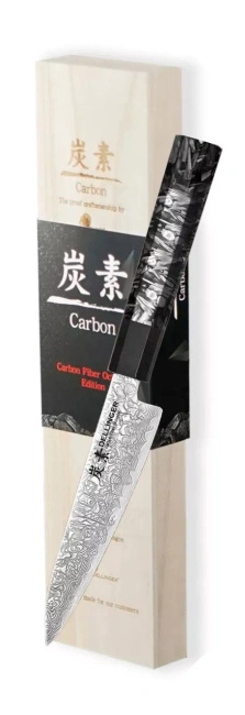 Dellinger Carbon Fiber Octagon Nóż Utility 14 cm