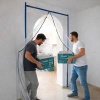 Kurtyna przeciwpyłowa Extralink XXL z prostym zamkiem, 230 x 135 cm