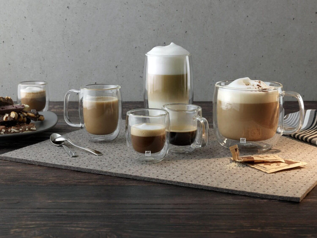 Sorrento Plus Zestaw Dwóch Szklanek Do Espresso Z Uchwytem 80 Ml - Zwilling