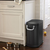 Pojemnik na karmę dla zwierząt 25 l - matowa czarna stal - Simplehuman