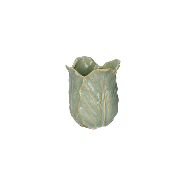 Rituali Domestici Dordogna Wazon ozdobny 10.5 x 11.5 cm zielony