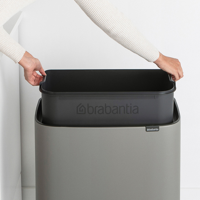 Kosz na śmieci Touch Bin BO 36l szary Mineral Concrete - Brabantia