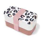 Lunchbox Bento Original, Graphic Leopard Pink - Monbento