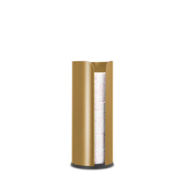 Zasobnik na papier toaletowy Brabantia Renew na 3 rolki, Warm Gold