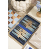 Backgammon Printworks Art of Backgammon Mirror, granatowo-miedziany