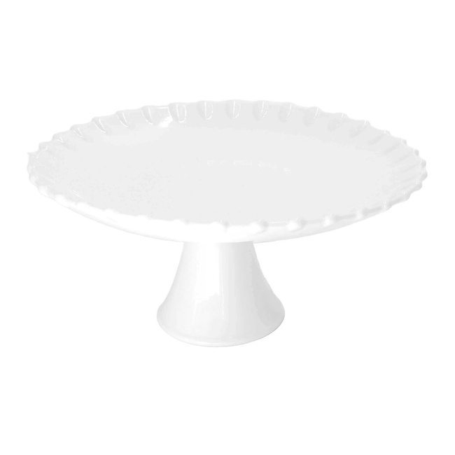 Romeo Patera na ciasto - 28 cm, biały - La Porcellana Bianca