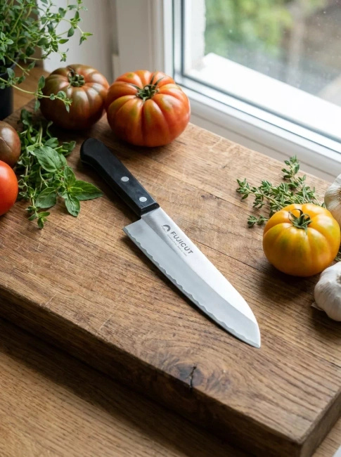 Nóż Santoku Fuji Cutlery FujiCut #2000 FC-1621, 16,5 cm, stal Mo-V
