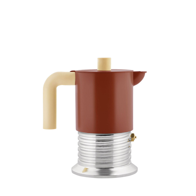 Zaparzacze do espresso na 3 filiżanki, brązowe Vite - Alessi