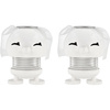 Figurki Hoptimist Bride & Bride 2 szt. białe - Tworzywo sztuczne ABS - Hoptimist
