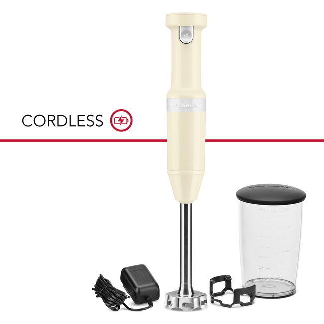 Bezprzewodowy blender ręczny 5KHBBV53EAC kremowy - KitchenAid