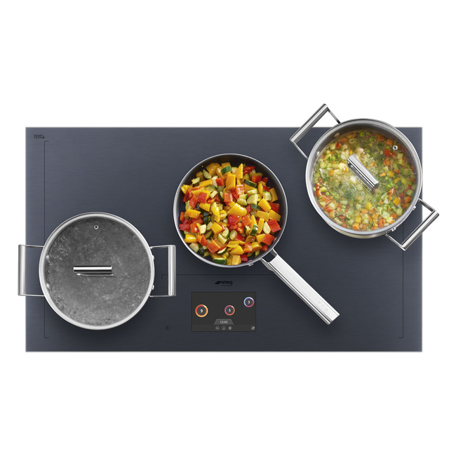 Smeg - Płyta Indukcyjna, 90 Cm, Linea, Ng Linea Sia1963dg Neptune Grey